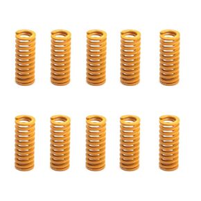 5Pcs 3D Printer Bed Springs 20mm OD 10mm ID 25mm Length Compression Mould Die Springs Light Load for Mechanical Equipment 3D Printer Accessories Blue