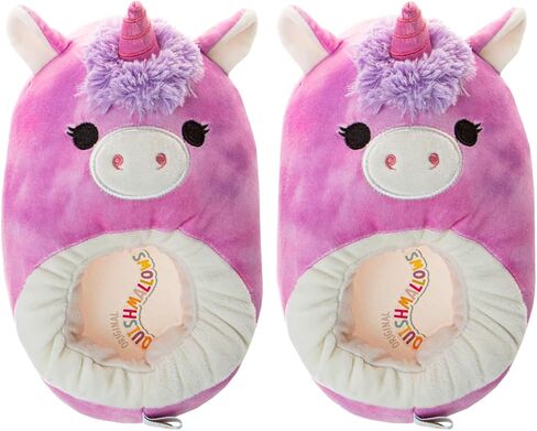 Squishmallows Slippers Plush Lightweight Warm Comfort Soft Aline Slipper House Shoes for Kids and Adults (sizes 11-1 Little Kid / 2-5 Big Kid / 5-10 Adult) in Saudi Arabia