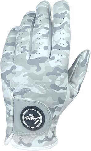 Camo Golf Glove, Leather Golf Glove, Extra Grip, Great Looking Design, Mens Left Hand, Mens Right Hand in Saudi Arabia