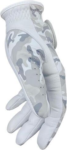 Camo Golf Glove, Leather Golf Glove, Extra Grip, Great Looking Design, Mens Left Hand, Mens Right Hand in Saudi Arabia