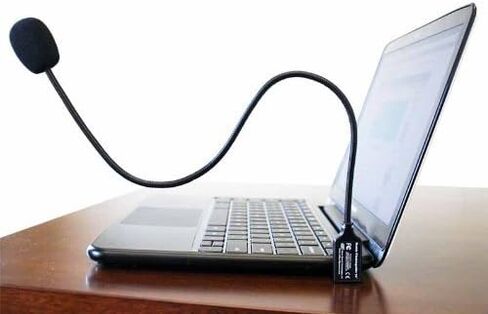 ميكروفون InSync Buddy FlamingoMic 7G 90D USB لإلغاء الضوضاء مع موصل 90 درجة in Saudi Arabia