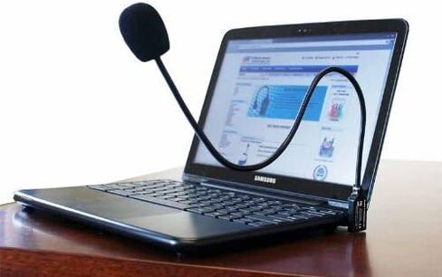 ميكروفون InSync Buddy FlamingoMic 7G 90D USB لإلغاء الضوضاء مع موصل 90 درجة in Saudi Arabia