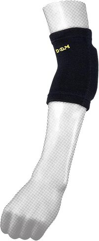 D&M Elbow Pad Sleeve, 13mm Thick pad, Black, Free-Size, 1pcs, Made in Japan, 777 in Kuwait