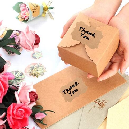 2" x 3" Kraft Label Stickers Writable Gift Labels, 200PCS Self-Adhesive Brown Labels for Essential Oil Bottle, Jars, Food Storage or Gift Decoration in Saudi Arabia