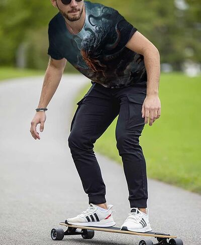 T-Shirt Men's 3D Printed T-Shirts Short Sleeve Graphic Tshirt Men Novelty Crew Neck Tee in Saudi Arabia