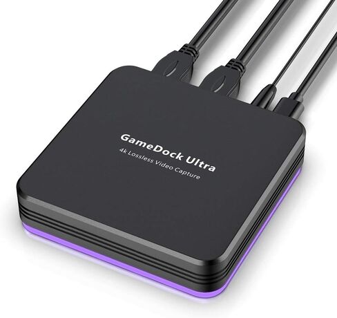 Y&H HDMI Game Capture Card, Live Stream and Record in 4K30P or 1080P 120HZ,HDR Video Pass-Through up to 240fps,Ultra-Low Latency,Record Party Chat,Perfect for Xbox One X or PS4 ezcap320 in Saudi Arabia