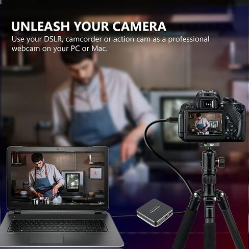 Y&H HDMI Game Capture Card, Live Stream and Record in 4K30P or 1080P 120HZ,HDR Video Pass-Through up to 240fps,Ultra-Low Latency,Record Party Chat,Perfect for Xbox One X or PS4 ezcap320 in Saudi Arabia