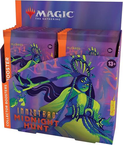 Magic: The Gathering Innistrad: Midnight Hunt Collector Booster Box | 12 Packs (180 Magic Cards) in Saudi Arabia