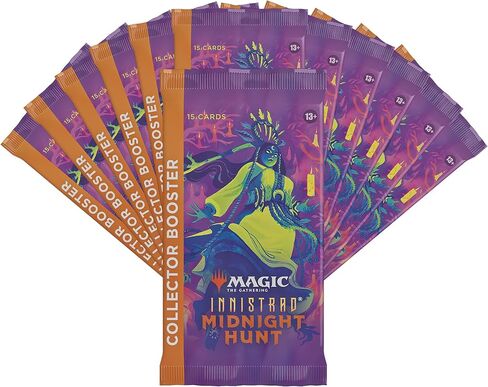 Magic: The Gathering Innistrad: Midnight Hunt Collector Booster Box | 12 Packs (180 Magic Cards) in Saudi Arabia