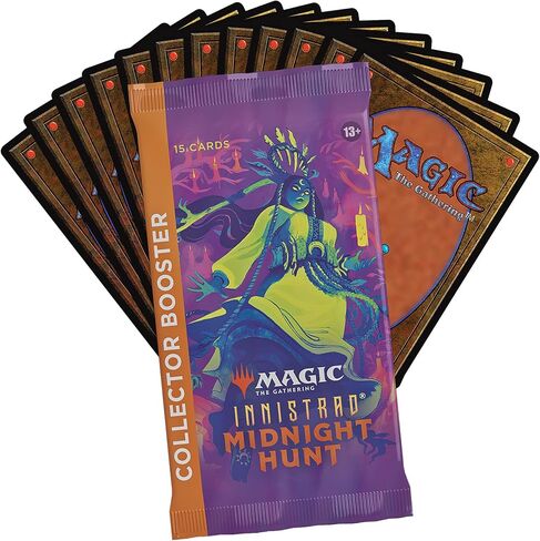 Magic: The Gathering Innistrad: Midnight Hunt Collector Booster Box | 12 Packs (180 Magic Cards) in Saudi Arabia