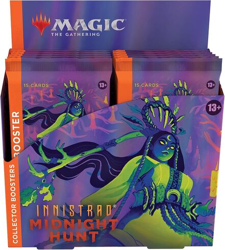 Magic: The Gathering Innistrad: Midnight Hunt Collector Booster Box | 12 Packs (180 Magic Cards) in Saudi Arabia