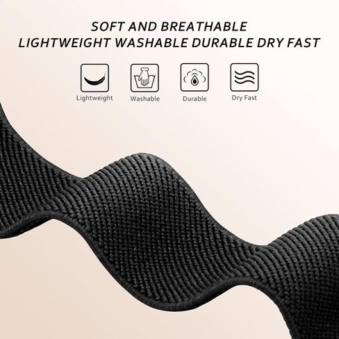 5 Pack Stretchy Nylon Compatible with Fitbit Charge 6 Bands/Fitbit Charge 5 Bands for Women Men, Elastic Adjustable Straps Sport Replacement Wristbands for Fitbit Charge 5/6 Watch in Kuwait