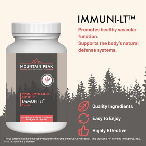 Immuni-LT - Immune System & Whole Body Support Supplement - Power Packed Immune Booster, Dynamic Immune Defense with Essential Vitamins & Minerals (60 Vegetarian Capsules) in Saudi Arabia