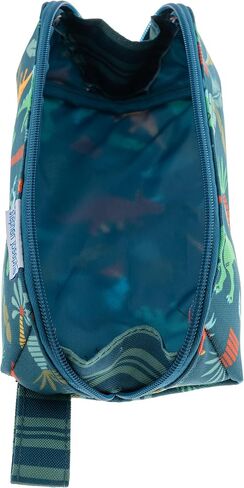 Stephen Joseph All Over Printed Pencil Pouch | Multipurpose Kids School Stationary Case, Colorful Cute Designs with Large Space for Pencils and Pens, Dino, Pencil Case in Saudi Arabia