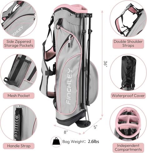 FINCHLEY Kids Golf Clubs Set for Boys & Girls Aged 4-7, Includes Driver, 7# & 9# Irons, and Putter for Right Hand for Right Hand in Saudi Arabia