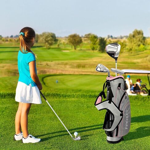 FINCHLEY Kids Golf Clubs Set for Boys & Girls Aged 4-7, Includes Driver, 7# & 9# Irons, and Putter for Right Hand for Right Hand in Saudi Arabia
