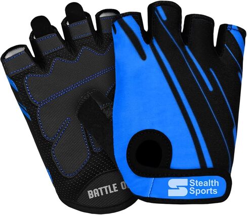 Weight Lifting Gloves Half Finger Workout Gloves Men Women Anti-Slip Padded Palm Gym Gloves Exercise Gloves Cycling Fitness Weightlifting Strength Training in Saudi Arabia