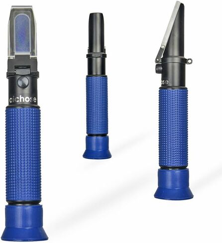 مقياس انكسار الكحول بنطاق مقياس نسبة الحجم 0-80%، لقياس محتوى الكحول في إنتاج المشروبات الكحولية والمشروبات المقطرة والمشروبات المنزلية، مع وظيفة تعويض درجة الحرارة التلقائية in Kuwait