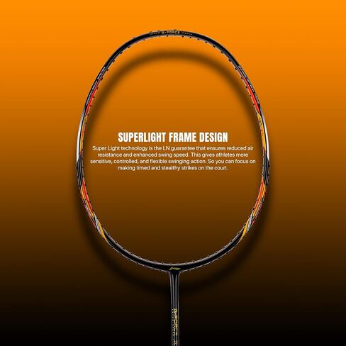 Li-Ning G-Force X5 Carbon Fibre Badminton Racket with Free Full Cover(82 Grams, 28 Lbs) in Saudi Arabia