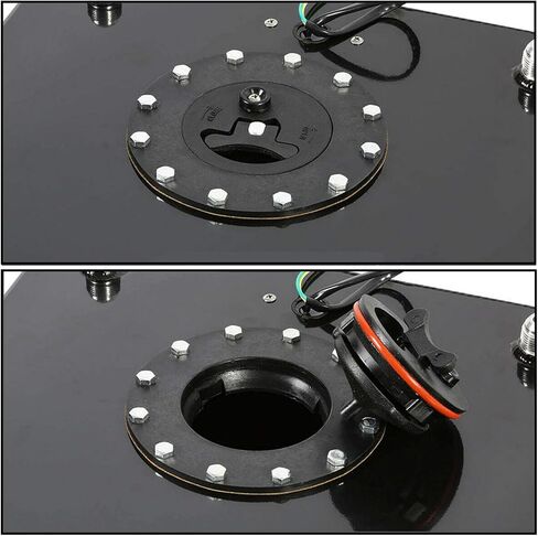 labwork Race Drift Fuel Cell Cap Tank 20 Gallon Aluminum Black+ Level Sender Black in Saudi Arabia