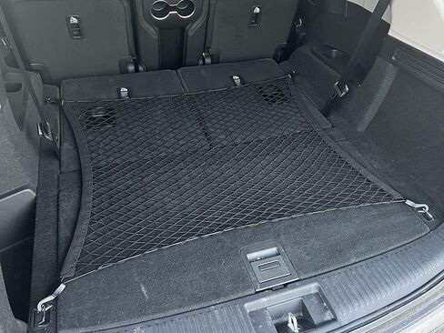 شبكة شحن شبكية مرنة لصندوق السيارة على الطراز الأرضي لـ Acura MDX 2022-2024 - منظمات وتخزين صندوق ممتاز - شبكة أمتعة للكروس - أفضل منظم سيارة لـ Acura MDX in Saudi Arabia