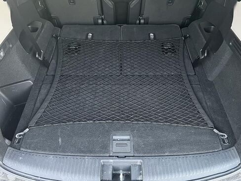 شبكة شحن شبكية مرنة لصندوق السيارة على الطراز الأرضي لـ Acura MDX 2022-2024 - منظمات وتخزين صندوق ممتاز - شبكة أمتعة للكروس - أفضل منظم سيارة لـ Acura MDX in Saudi Arabia
