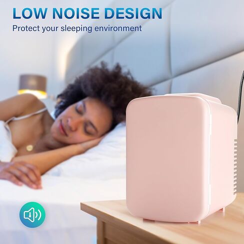 ثلاجة صغيرة محمولة من هيلسمارت، سعة 4 لتر و6 علب تبريد وتدفئة، ثلاجات صغيرة الحجم خالية من الفريون بنسبة 100% وصديقة للبيئة للمشروبات والأطعمة والأدوية، باللون الأبيض in Kuwait