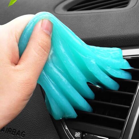 2 Pack Car Seat Gap Filler Organizer, Luxury Leather Car Seat Storage Box Built-in Elasticity Sponge, Car Organizer Front Seat With Extra Storage Space And 2 Cable Hole, Includes 2x Cleaning Gel in Saudi Arabia