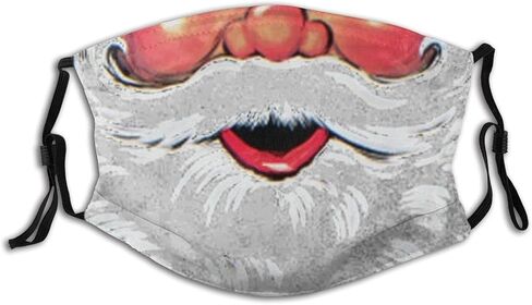 Funny Beard Face Mask Anti Dust Mask Reusable Washable Balaclavas with 2 Filters for Adults Youth in Saudi Arabia