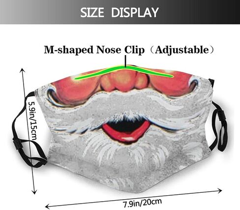 Funny Beard Face Mask Anti Dust Mask Reusable Washable Balaclavas with 2 Filters for Adults Youth in Saudi Arabia