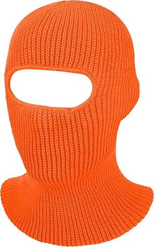 1-Hole Knitted Ski Mask Balaclava, Men/Women Face Cover for Cold Weather Work or Winter Outdoor Sports Gear in Saudi Arabia