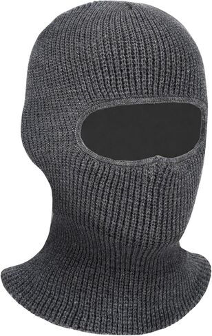 قناع تزلج محبوك بفتحة واحدة، غطاء وجه للرجال/النساء للعمل في الطقس البارد أو معدات الرياضات الخارجية الشتوية in Kuwait