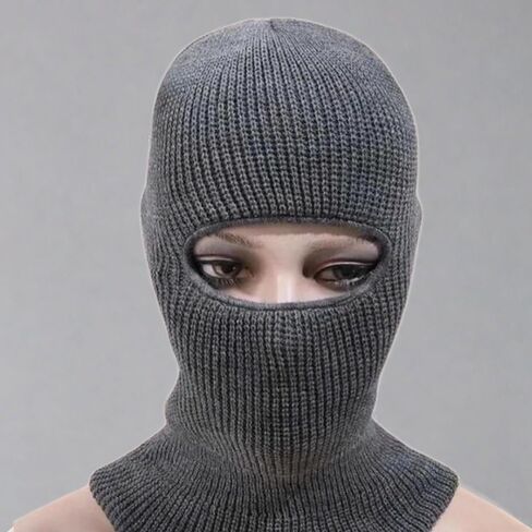 قناع تزلج محبوك بفتحة واحدة، غطاء وجه للرجال/النساء للعمل في الطقس البارد أو معدات الرياضات الخارجية الشتوية in Kuwait