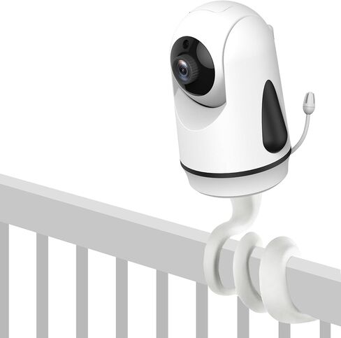 حامل شاشة HelloBaby لـ HB6339/HB6550/HB6550pro/HB6081/HB65/HB40، يعمل مع جميع كاميرات مراقبة HelloBaby، قابل للانحناء والتعديل، يلتف حول حامل كاميرا مراقبة الطفل في المهد in Kuwait