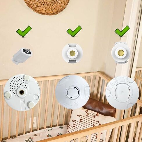 حامل شاشة HelloBaby لـ HB6339/HB6550/HB6550pro/HB6081/HB65/HB40، يعمل مع جميع كاميرات مراقبة HelloBaby، قابل للانحناء والتعديل، يلتف حول حامل كاميرا مراقبة الطفل في المهد in Kuwait