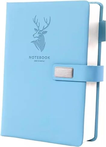 Thick Lined Journal Notebook,416 Pages, A5 College Ruled Journals, Leather Hardcover Notebooks With Pen Loop For Women Men School Office Work Writing, 5.7" X 8.26"Brown in Saudi Arabia