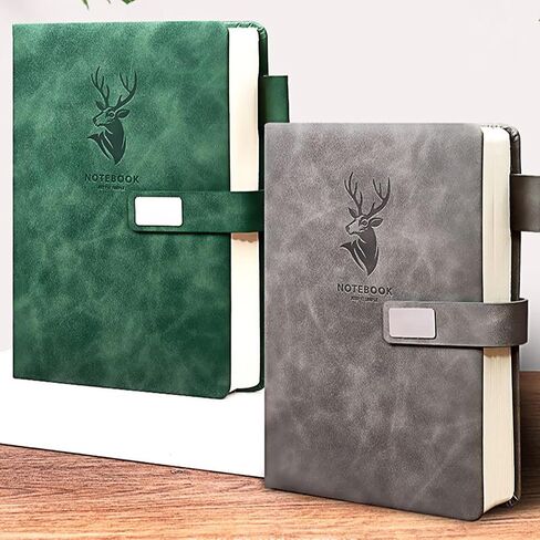 Thick Lined Journal Notebook,416 Pages, A5 College Ruled Journals, Leather Hardcover Notebooks With Pen Loop For Women Men School Office Work Writing, 5.7" X 8.26"Brown in Saudi Arabia
