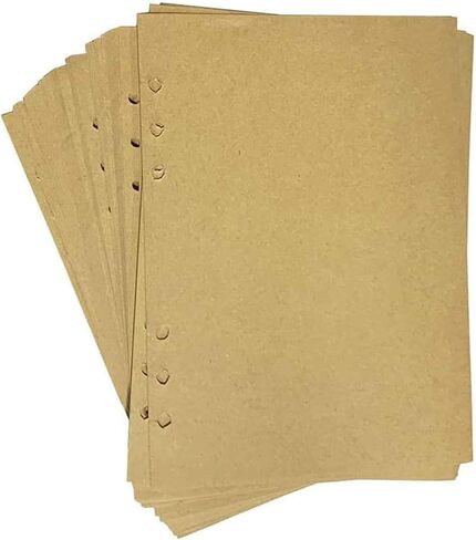 دفتر يوميات SEEHAN A5 Journal Vintage Binder Journal 200 صفحة، دفتر رسم مجلة فارغ من جلد البولي يوريثان A5 دفاتر يومية للسفر لكتابة الرسم in Kuwait