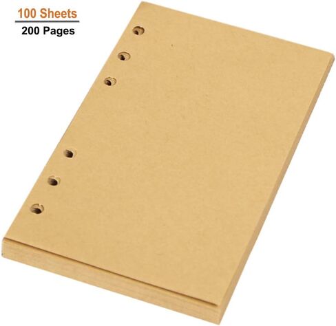 دفتر يوميات SEEHAN A5 Journal Vintage Binder Journal 200 صفحة، دفتر رسم مجلة فارغ من جلد البولي يوريثان A5 دفاتر يومية للسفر لكتابة الرسم in Kuwait