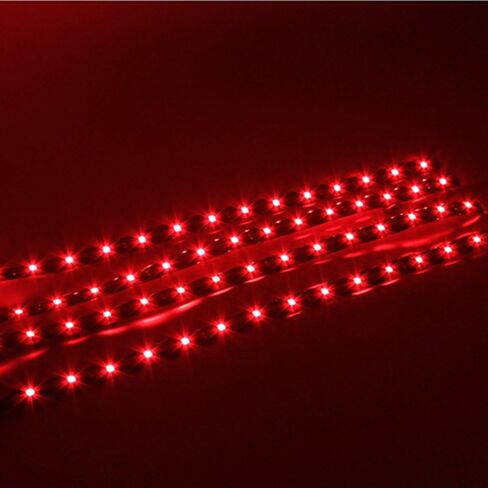 ESUPPORT Blue 12v 15 Led 30cm Car Flexible Waterproof Underbody Light Strip Decoration Pack of 8 in Saudi Arabia