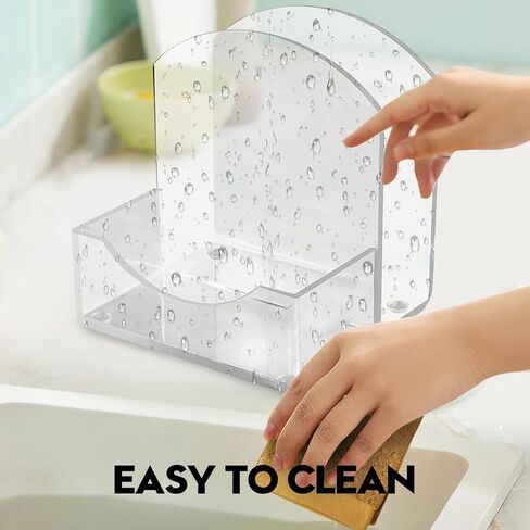 قطعتان من حامل مناديل الأكريليك، حامل مناديل طاولة شفافة لتخزين مجموعة هزازات الملح والفلفل، علبة مناديل مستقيمة للمنزل والمطبخ والمكتب والمطاعم in Kuwait