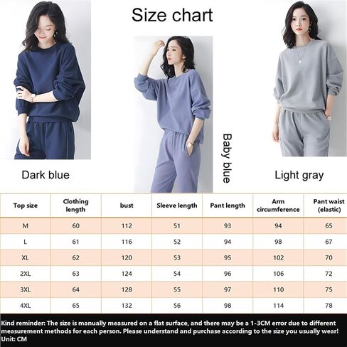 Lounge Sets for Women 2 Piece Outfits Long Sleeve Sweatshirt Jogger Pants Set Large Size Sweatsuits Track Suits in Saudi Arabia