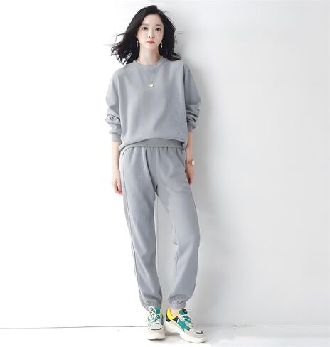 Lounge Sets for Women 2 Piece Outfits Long Sleeve Sweatshirt Jogger Pants Set Large Size Sweatsuits Track Suits in Saudi Arabia