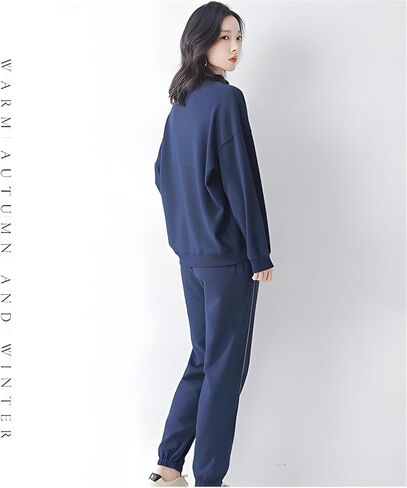 Lounge Sets for Women 2 Piece Outfits Long Sleeve Sweatshirt Jogger Pants Set Large Size Sweatsuits Track Suits in Saudi Arabia