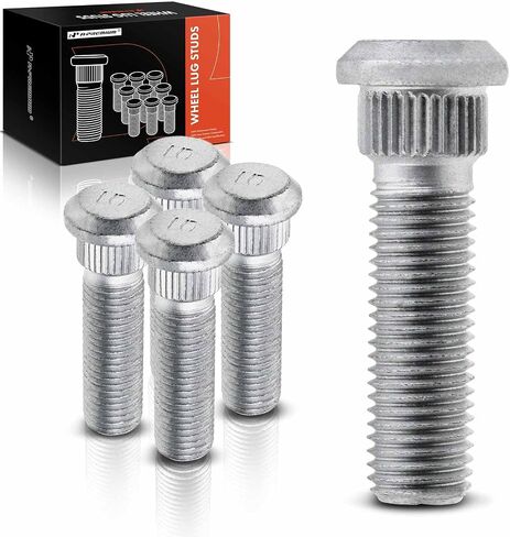 مسامير عجلة A-Premium M12-1.50 متوافقة مع دودج جراند كارافان كاليبر جورني جيب كومباس باتريوت كرايسلر تاون آند كانتري 200 سيبرينغ مجموعة 5 قطع in Kuwait