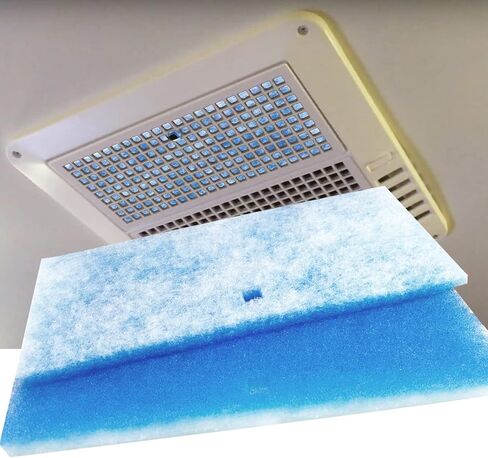 فلتر تيار متردد RV مقاس 6 × 14 بوصة مرشحات هواء RV لفتحة مكيف الهواء، فلتر تيار متردد MERV 6 للهواء النظيف [مرشحان] in Kuwait