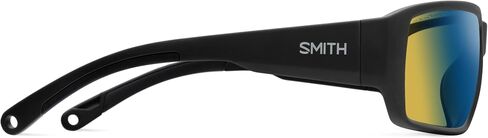 SMITH Hookset Matte Black Sunglasses - Performance Active Sunglasses - for Men & Women - ChromaPop Glass Polarchromic Yellow Blue Mirror in Saudi Arabia