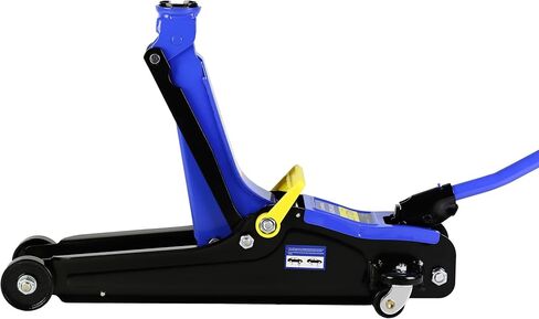 2.5T(5000 lb) Low Profile Floor Jack, Steel Racing Floor Jack with Dual Pistons Quick Lift Pump, Hydraulic Floor Jack for Garage Workshop Lifting Cars Light Van, Lifting Range 3.5"-19.5" in Saudi Arabia