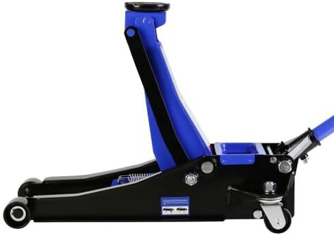 3T(6000 رطل) رافعة أرضية منخفضة المستوى، رافعة أرضية سباق فولاذية مع مضخة رفع سريعة بمكبس واحد، رافعة أرضية هيدروليكية لورشة عمل المرآب رفع السيارات الخفيفة، نطاق الرفع 5.1"-20" in Kuwait