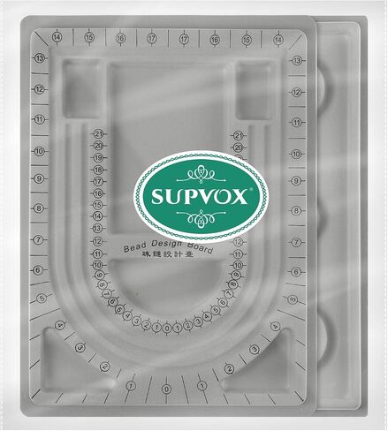 لوح خرز للقلادة من SUPVOX، صينية تصميم المجوهرات DIY لصنع المجوهرات وسوار القلادة قطعتين in Saudi Arabia